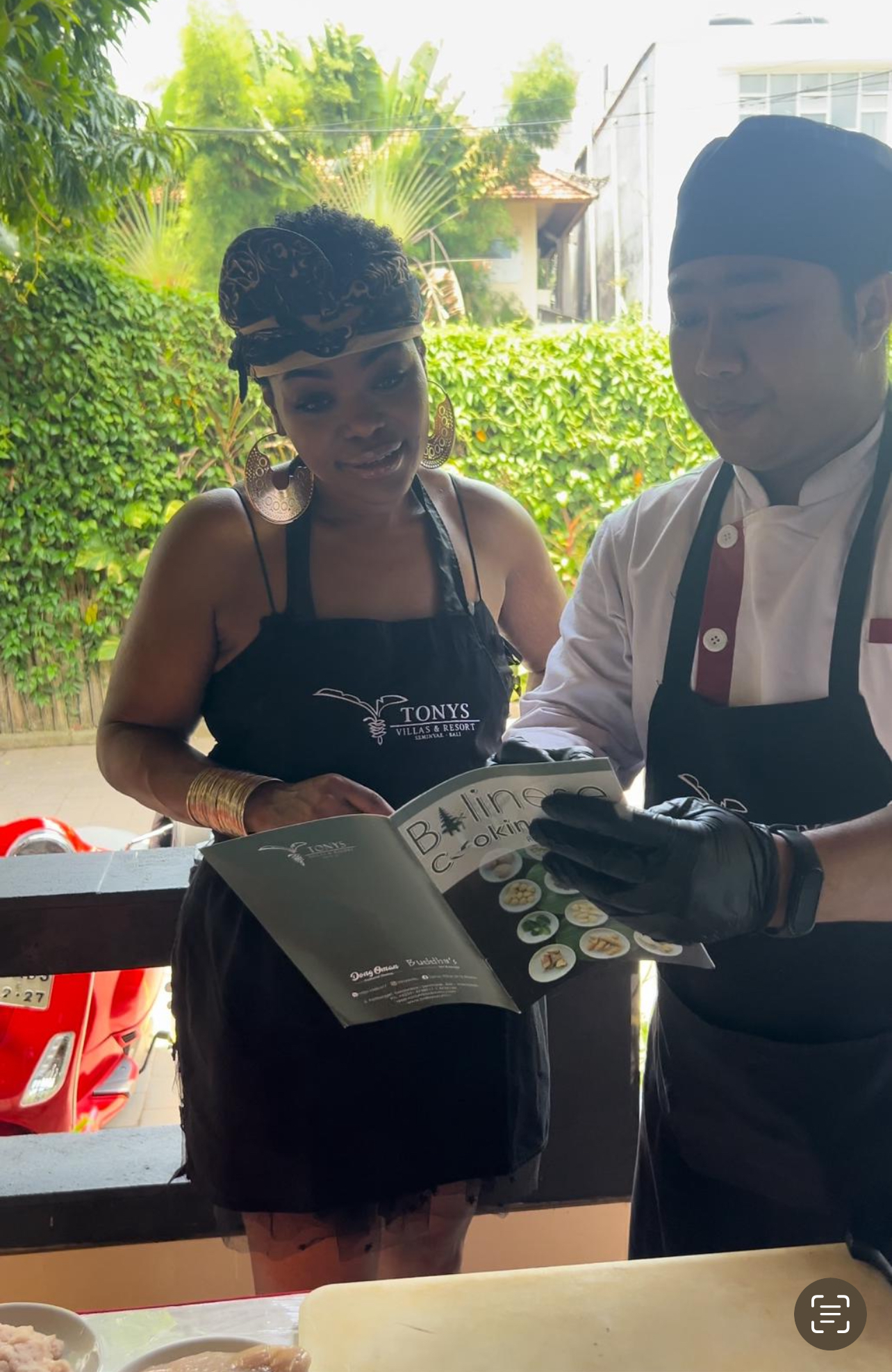 Balinese culinary training