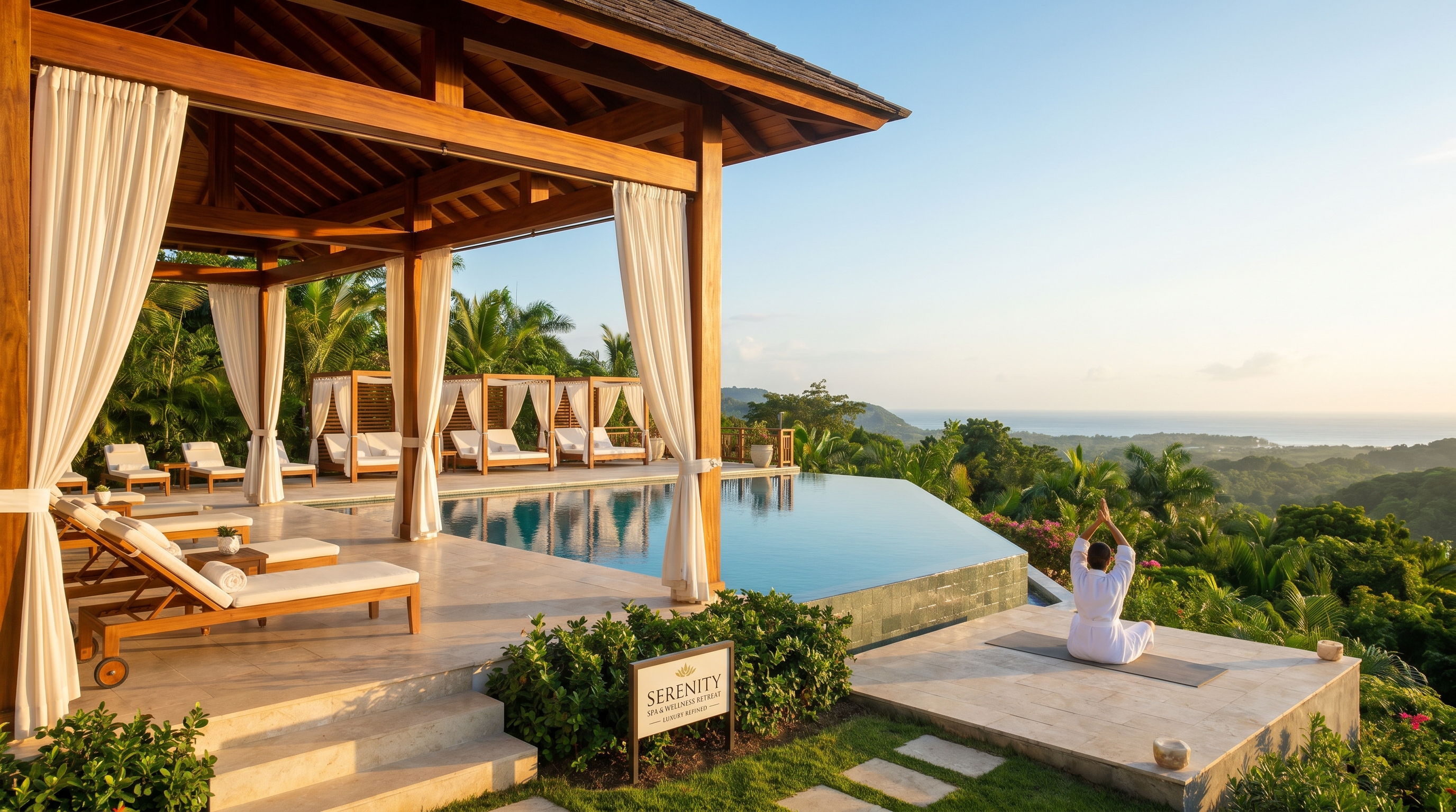 Curated wellness retreat experience