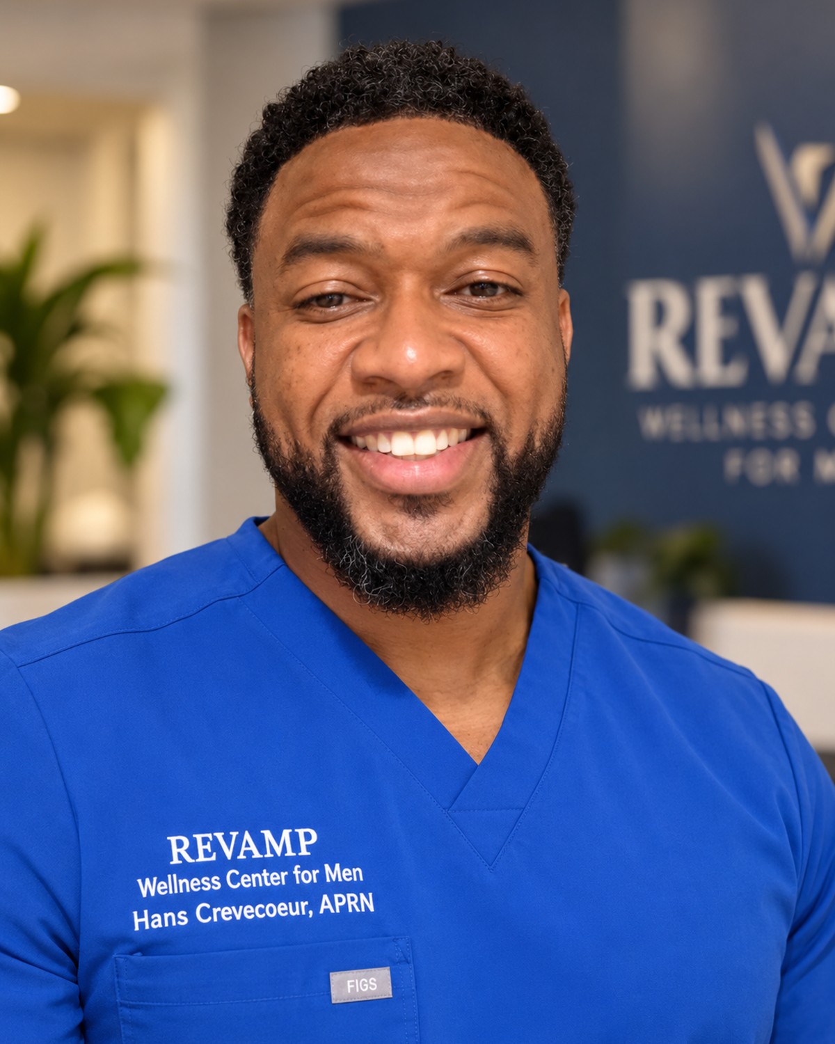 Hans Crevecoeur, APRN-BC, Clinic Director and Nurse Practitioner at REVAMP Wellness Center for Men.